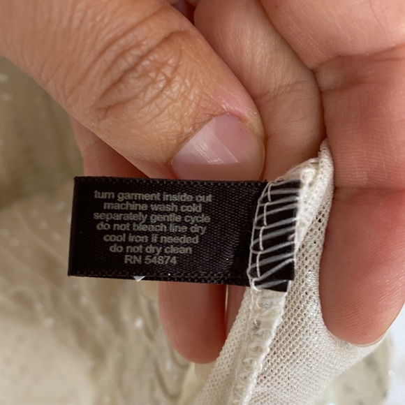 The Limited Sleeveless Sheer Silver Metallic Top - Picture 6 of 6